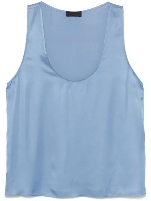 satin tank top by LIU JO