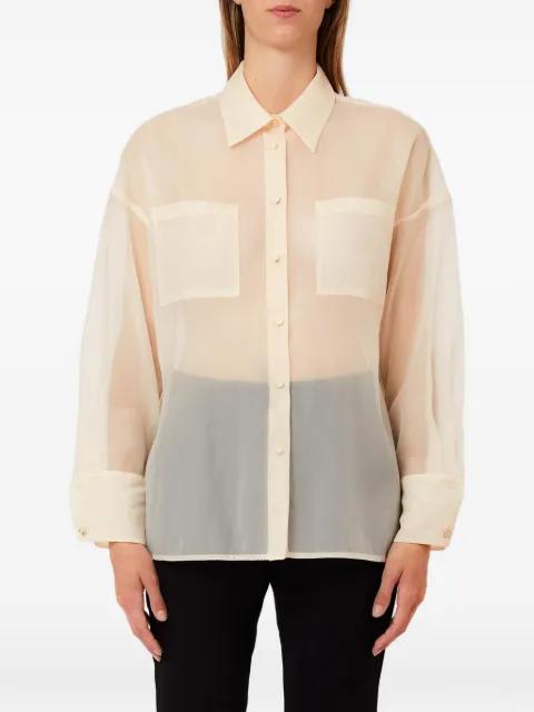 semi-sheer shirt by LIU JO