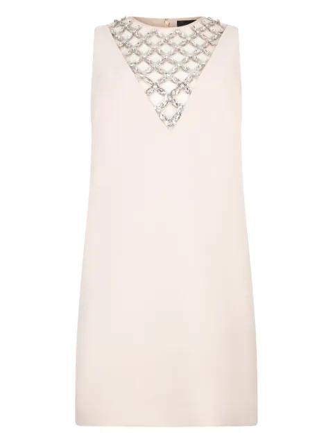 short dress with bejewelled embellishment by LIU JO