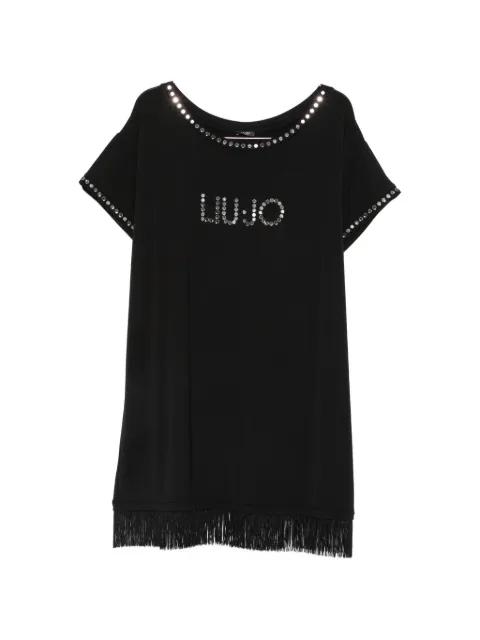 short dress with fringes by LIU JO