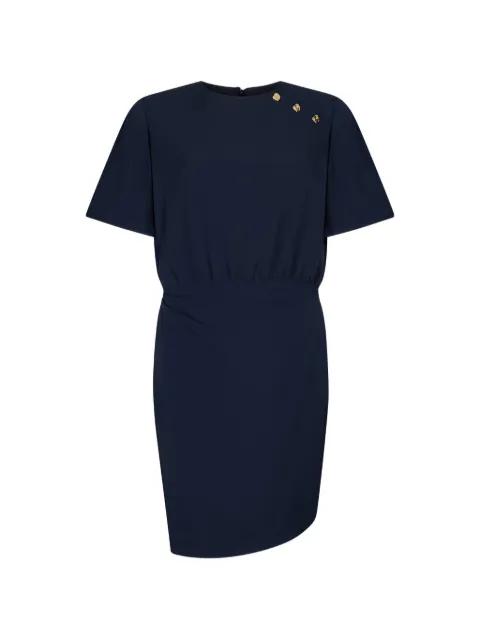 short dress with gold-tone buttons by LIU JO