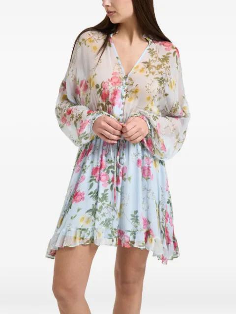 short flowery dress by LIU JO