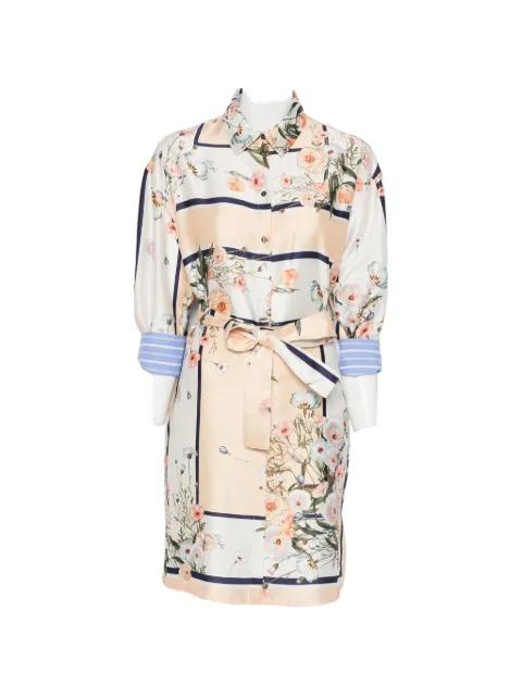 short printed twill dress by LIU JO