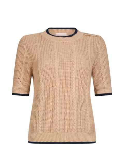 short-sleeve sweater by LIU JO
