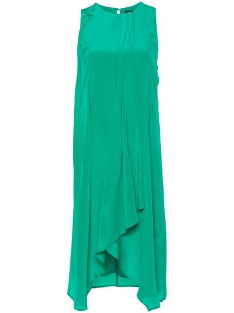 sleeveless silk midi dress by LIU JO