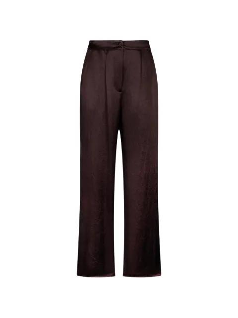 slit-satin trousers by LIU JO