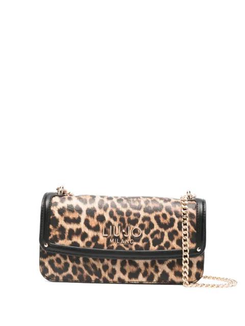 small animal-print chain satchel by LIU JO