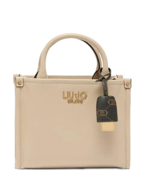 small logo charm tote bag by LIU JO