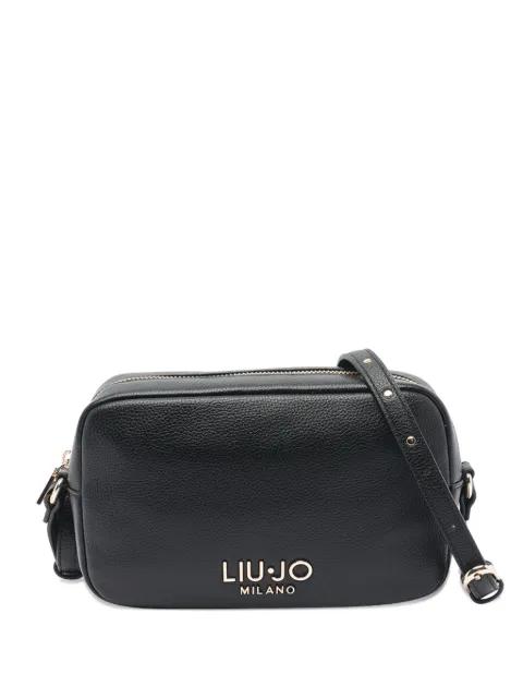 small logo-plaque zip-top shoulder bag by LIU JO