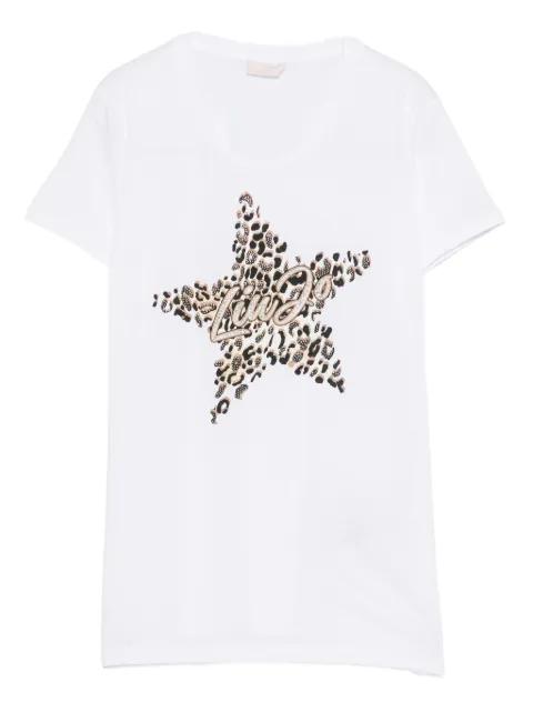 star-graphic T-shirt by LIU JO