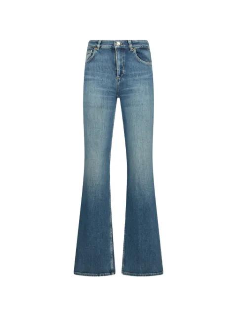 stone-wash flared jeans by LIU JO