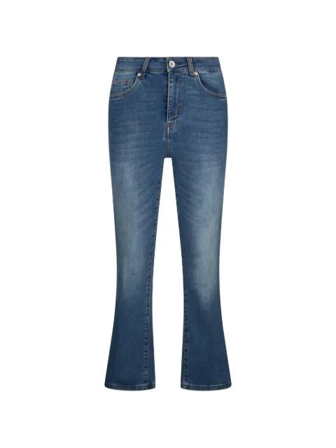 stonewash-effect flared jeans by LIU JO