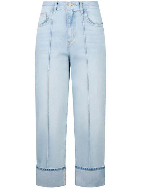 straight-leg cropped jeans by LIU JO