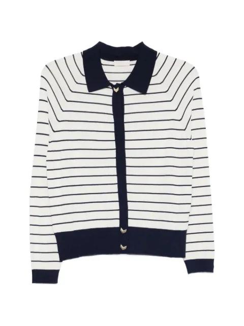 striped cardigan by LIU JO