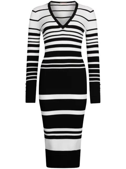 striped midi dress by LIU JO