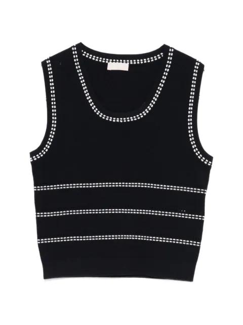 striped tank top by LIU JO