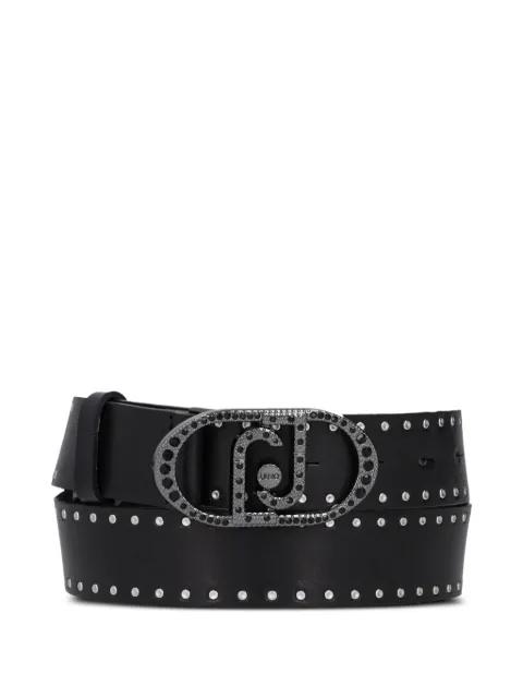 stud-embellished leather belt by LIU JO