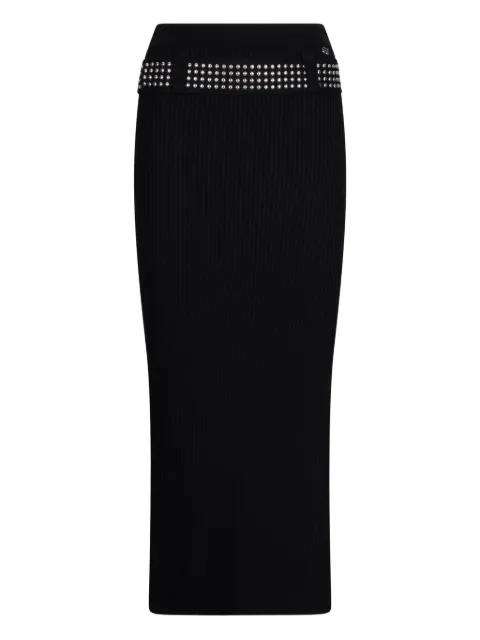 studded knitted skirt by LIU JO
