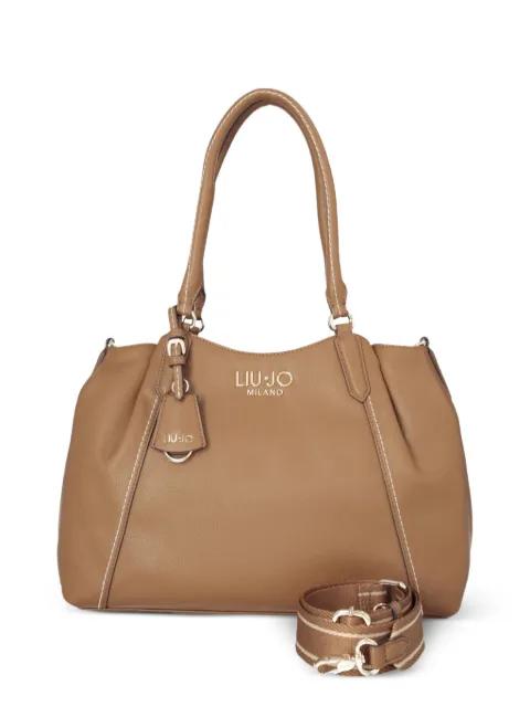 top handle leather bag by LIU JO