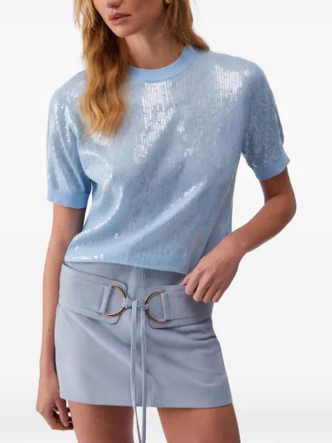 top with sequins by LIU JO