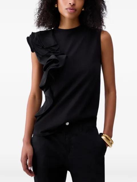 top with taffeta detail by LIU JO