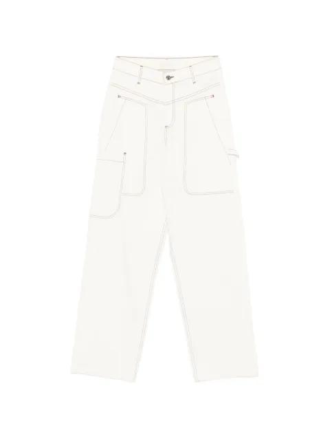 topstitch trousers by LIU JO