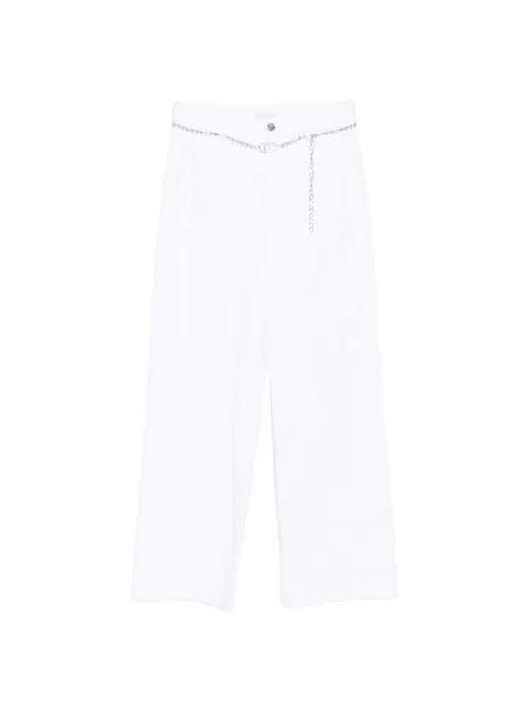 white cropped trousers by LIU JO
