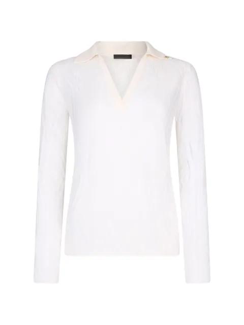 wool V-neck sweater by LIU JO