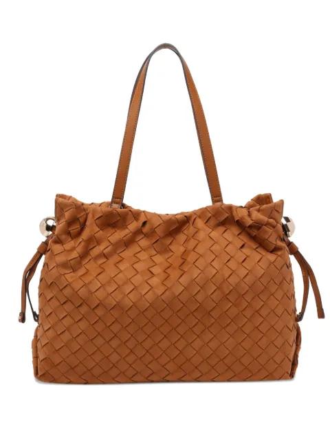 woven sequoia tote bag by LIU JO