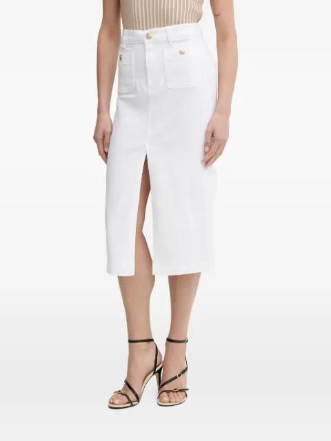 zip-up midi skirt by LIU JO