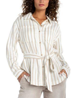 Belted Shacket by LIVERPOOL LOS ANGELES