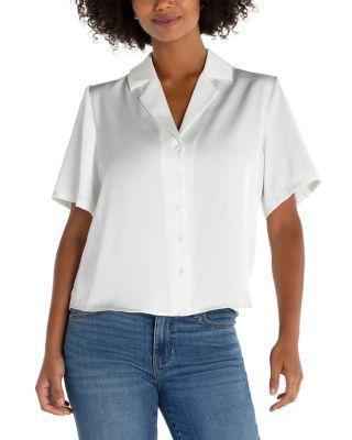 Camp Collar Blouse by LIVERPOOL LOS ANGELES