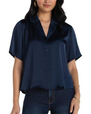 Camp Collar Blouse by LIVERPOOL LOS ANGELES