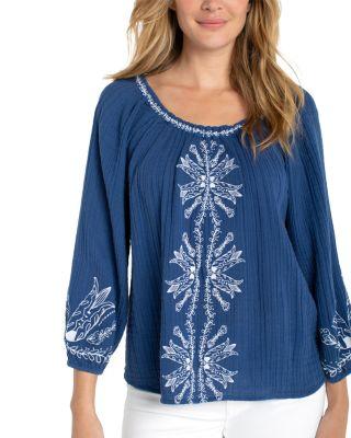 Embroidered Top by LIVERPOOL LOS ANGELES
