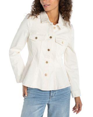 Fit And Flare Trucker Jacket by LIVERPOOL LOS ANGELES