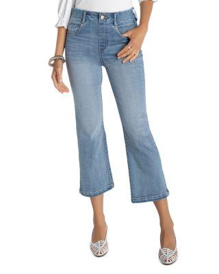 Gia Glider High Rise Crop Flare Jeans in Brycecanyn by LIVERPOOL LOS ANGELES
