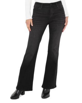 Hannah High Rise Flare Jeans in Heron Lake by LIVERPOOL LOS ANGELES