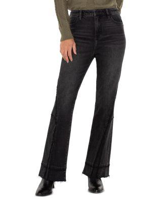 Hannah High Rise Flare Leg Jeans in Mooreland by LIVERPOOL LOS ANGELES