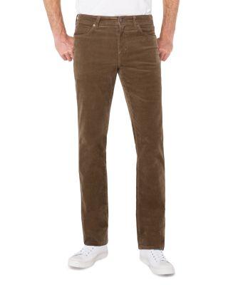 Kingston Modern Slim Straight Corduroy Jeans in Oat by LIVERPOOL LOS ANGELES