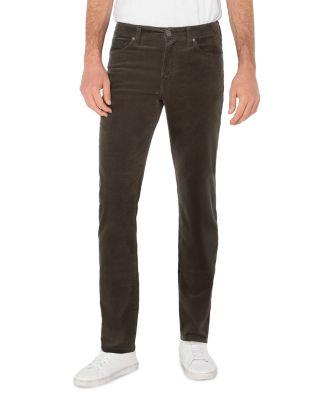 Kingston Modern Slim Straight Corduroy Jeans in Oat by LIVERPOOL LOS ANGELES