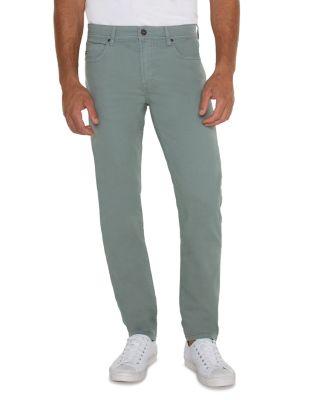 Kingston Modern Slim Straight Fit Jeans in Seafoam Green by LIVERPOOL LOS ANGELES
