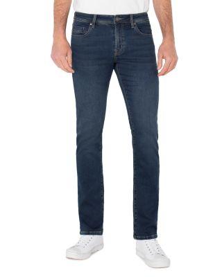 Kingston Slim Straight French Terry Jeans in Rainier by LIVERPOOL LOS ANGELES