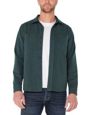 Long Sleeve Button Front Knit Shirt by LIVERPOOL LOS ANGELES