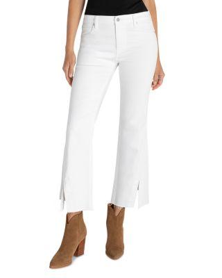 Hannah Crop Flare Twisted Slit Pants by LIVERPOOL LOS ANGELES PLUS