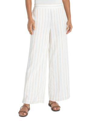 Pull On Wide Leg Woven Pants by LIVERPOOL LOS ANGELES