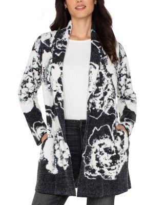 Shawl Collar Open Cardigan by LIVERPOOL LOS ANGELES