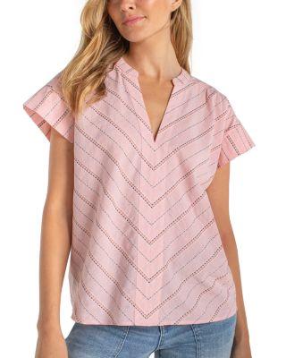 Short Sleeve Popover Top by LIVERPOOL LOS ANGELES