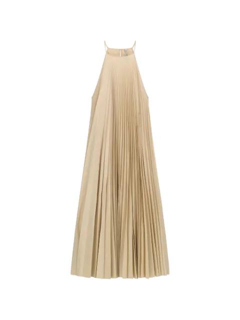 Federica pleated midi dress by LIVIANA CONTI