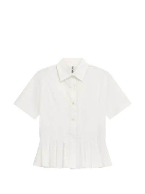 Holly pleated-detail shirt by LIVIANA CONTI