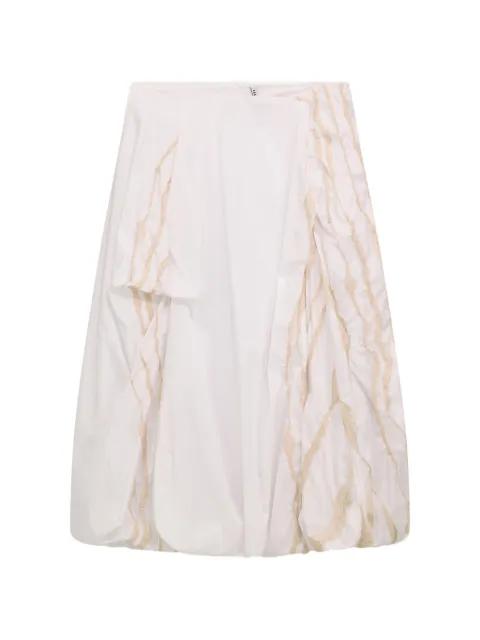 Levante ruffled midi skirt by LIVIANA CONTI